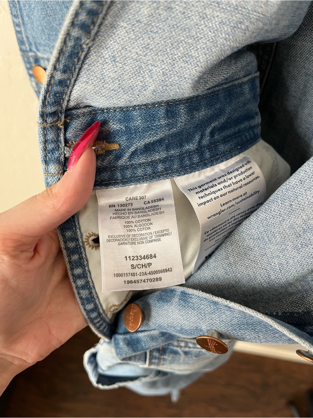 Wrangler Casey Jones Denim Western In Control Wide Leg Denim Overalls Size small - Picture 9 of 11
